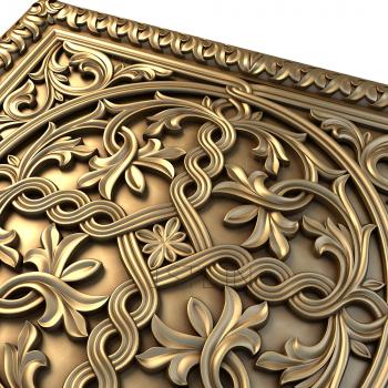 Church panel (PC_0154) 3D model for CNC machine